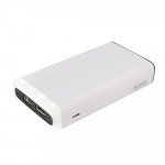 Wholesale 10000 mAh Flashlight LED Light Portable Charger External Battery Power Bank (White)